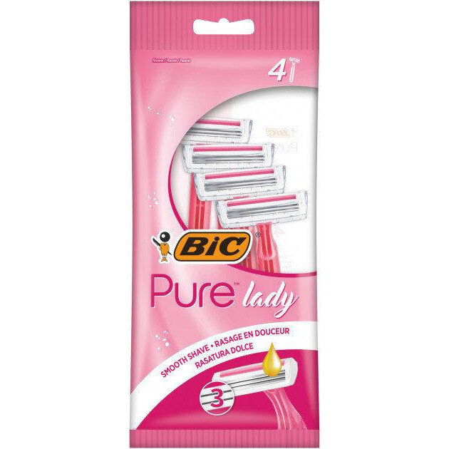 Bic станок д/гоління Pure 3 Ledi Рожеві