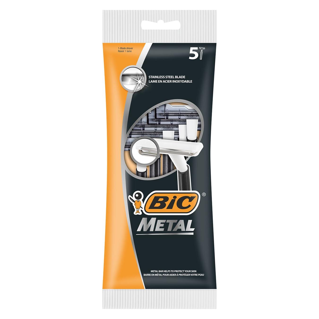 Bic станк.д.гол. Metal 5шт