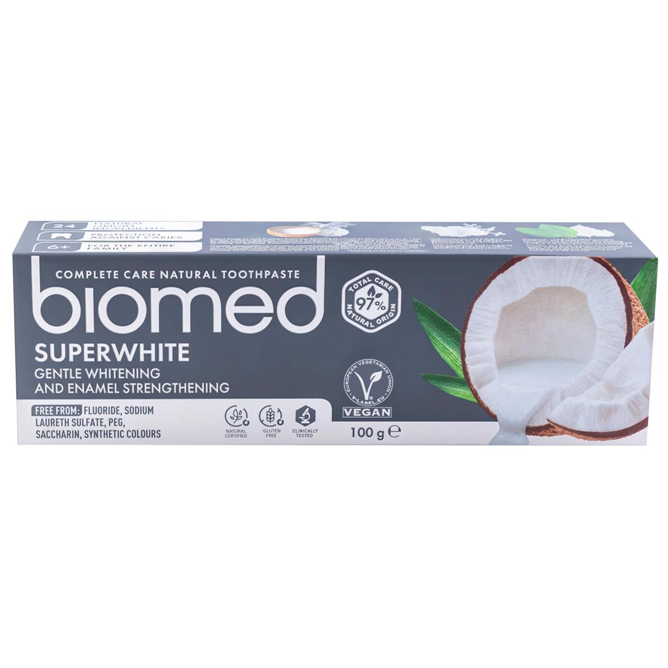 BioMed Зубна паста 100мл Superwhite/Супервайт