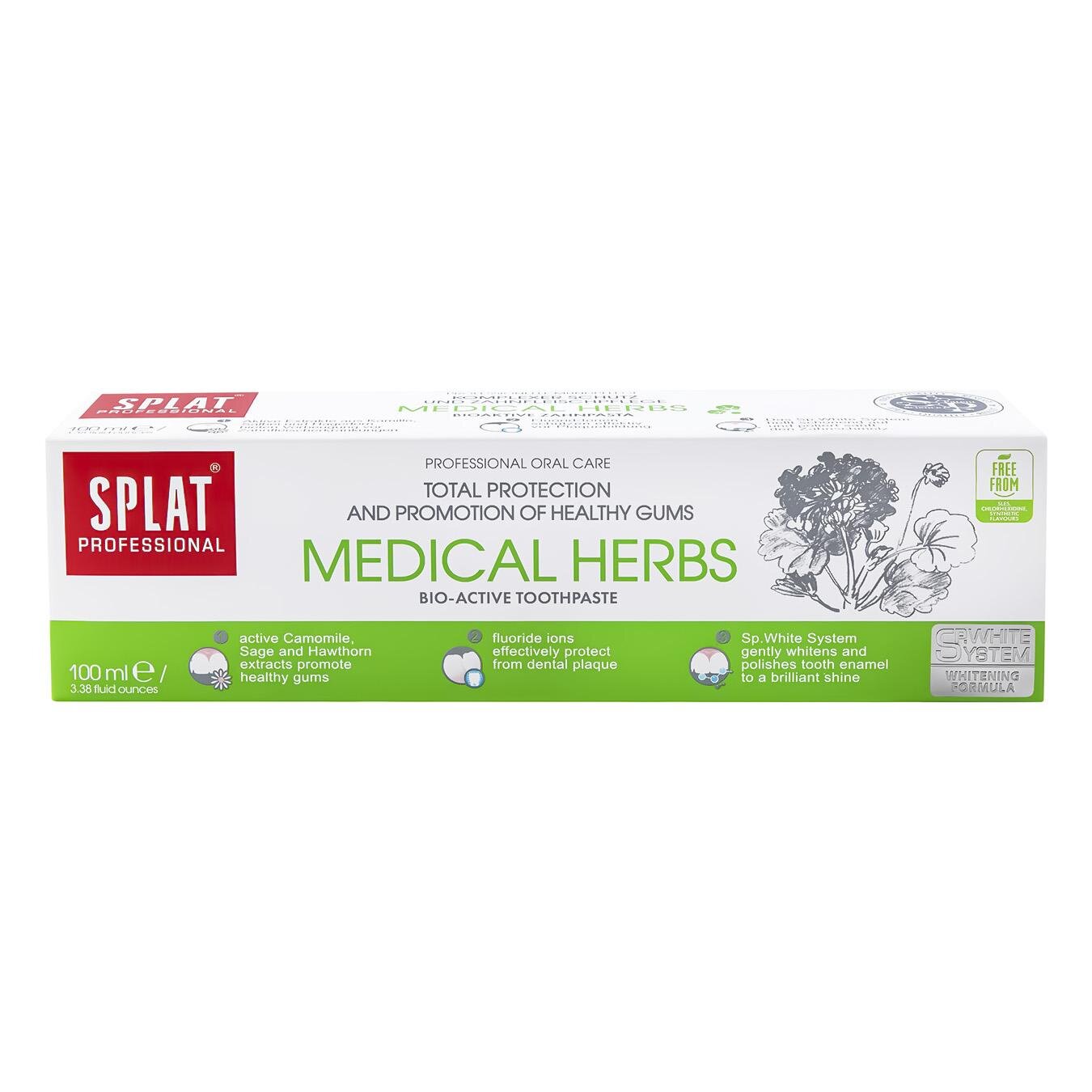 Splat Professional Паста зубна 100мл Medical Herbs