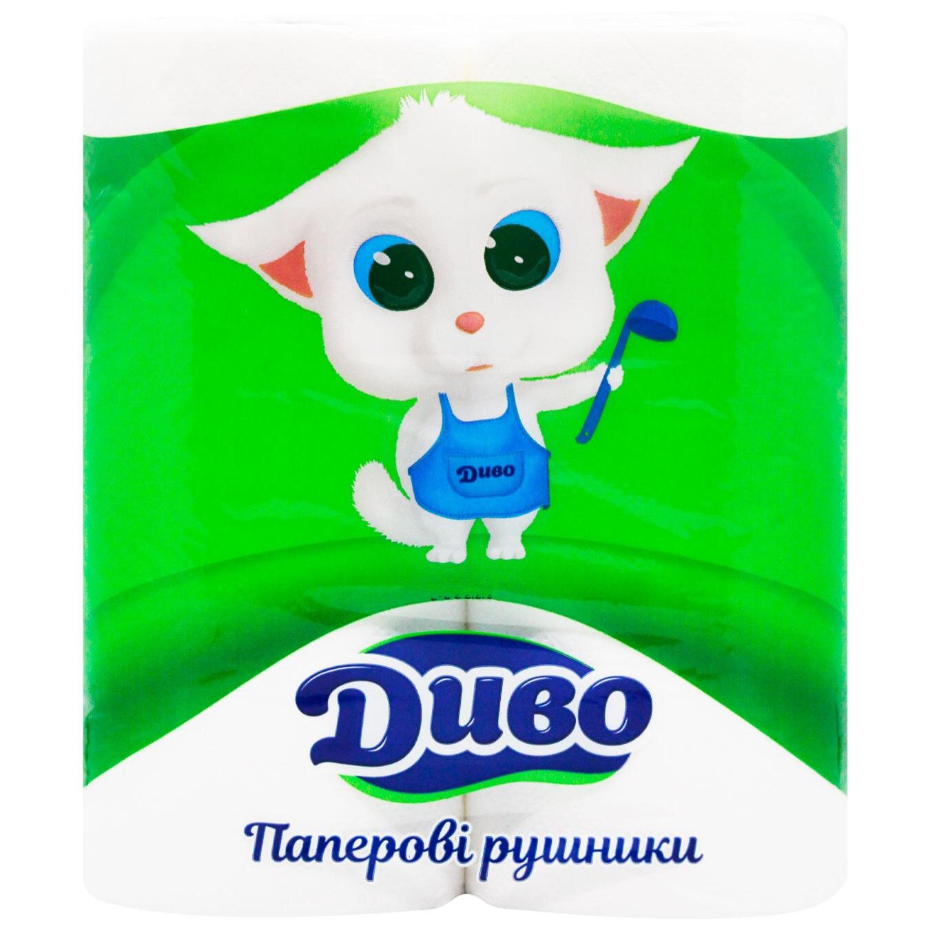 Диво рушн.пап. 2рулони, 2 шари