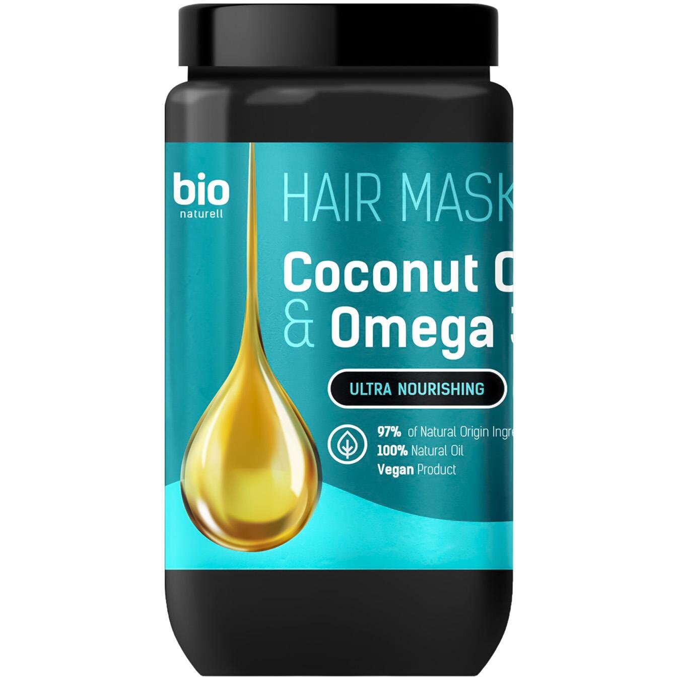 BION Coconut Oil & Omega 3 Маска для волосся 946мл