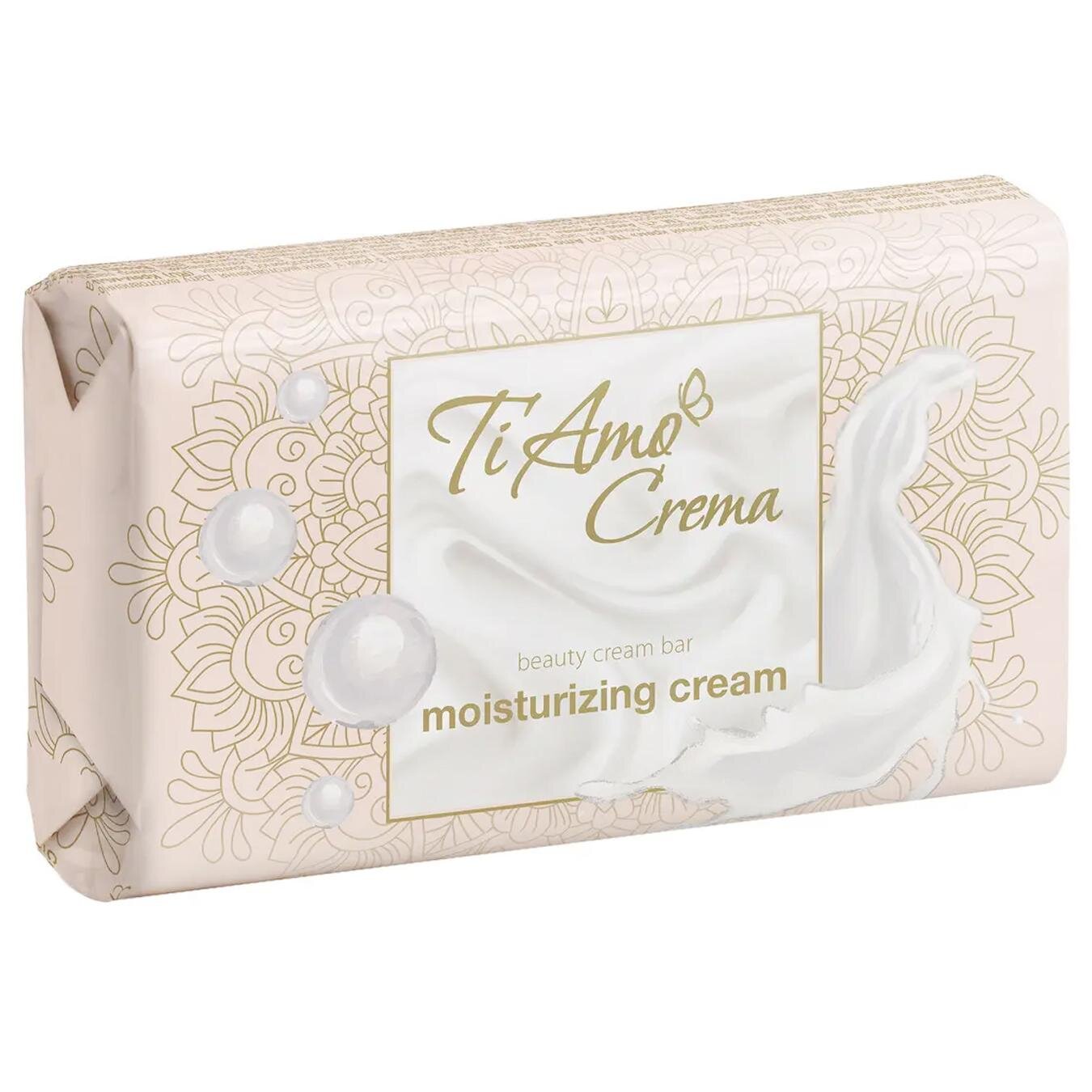 Крем-мило косметичне тверде марка (К) " з кремом" ТМ "Ti Amo Crema" 125г
