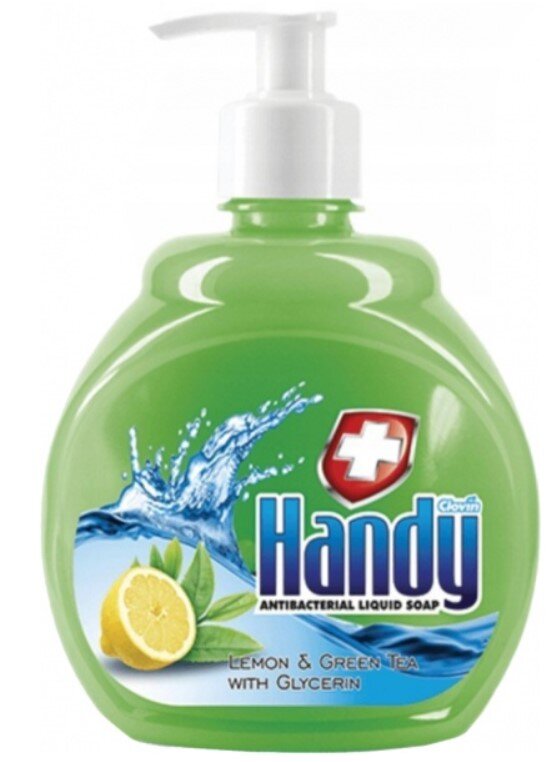 Handy антибактеріальне рідке мило Lemon&Green Tea with Glycerin 500мл