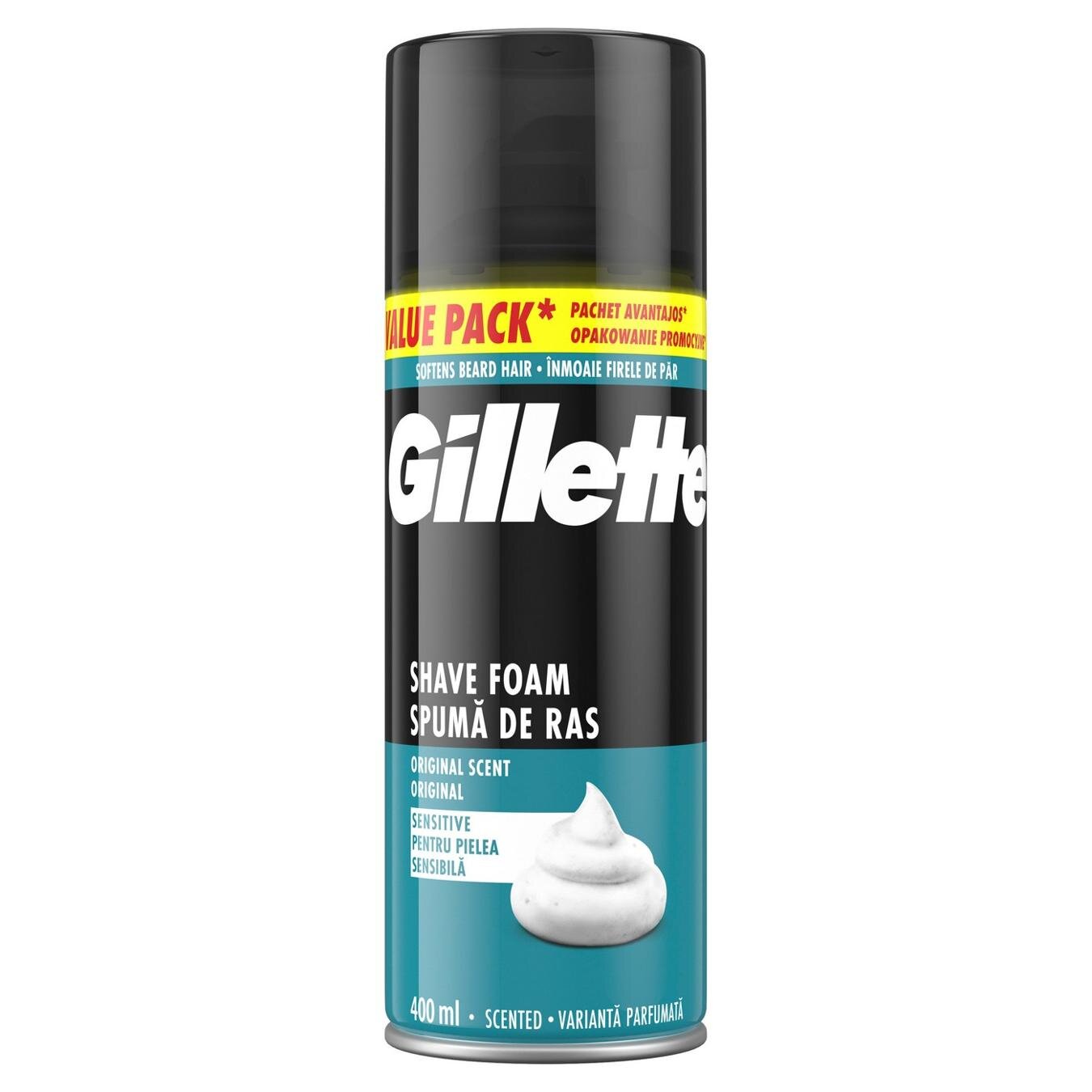 97039 GILLETTE Піна д/г Оріджинал Для Чутл. шкіри 400мл