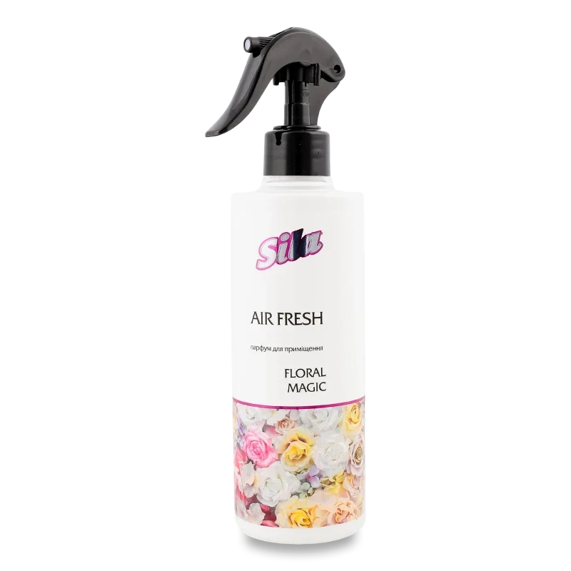 Парфум д/приміщ. Sila Air Fresh Floral magic в полім. пляшц. з розпил. 400мл