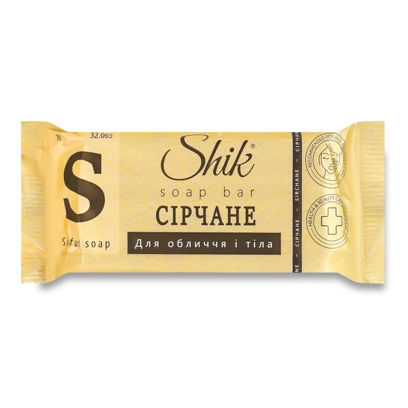 Мило туалетне  ТМ "Shik" Сірчане,  н.м. 140г 56шт\ящ