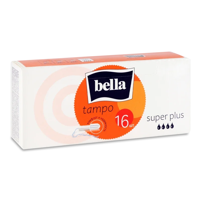 Bella тампони гіг premium comfort super plus 16 шт