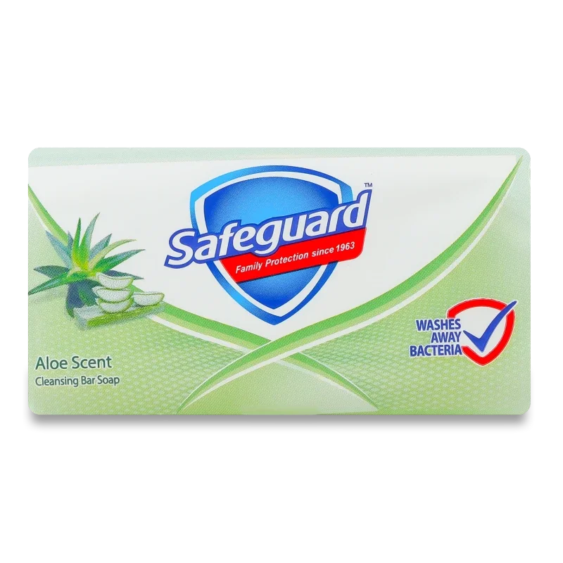 SAFEGUARD Мило туалетне тверде М_який догляд з Алое 90г